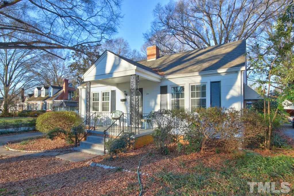 25 Bagwell Avenue Raleigh, NC 27607 - Photo 3 of 19 a front view of a house with garden