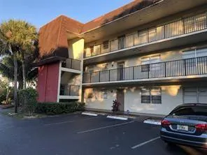 a car parked in front of a building