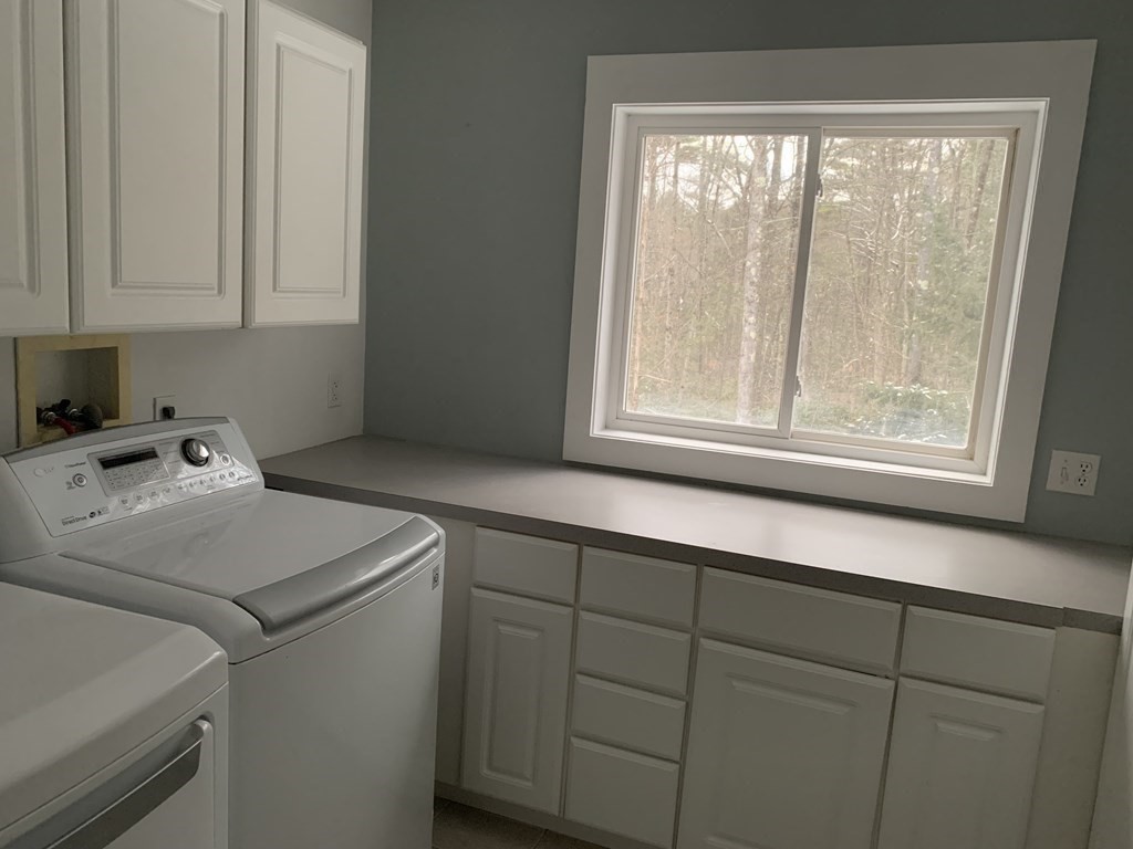 105 Sand Hill Road Shutesbury, MA 01072 - Photo 12 of 30 a utility room with dryer and washer