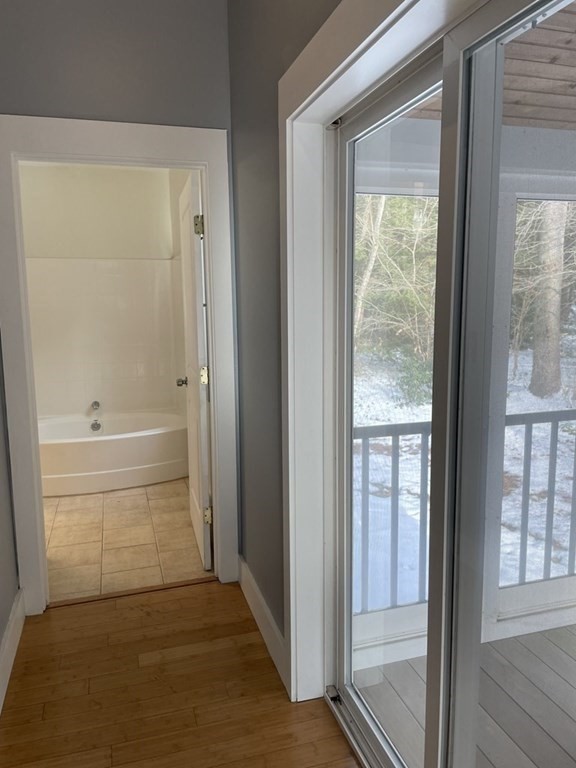 105 Sand Hill Road Shutesbury, MA 01072 - Photo 18 of 30 a view of bathroom and front door