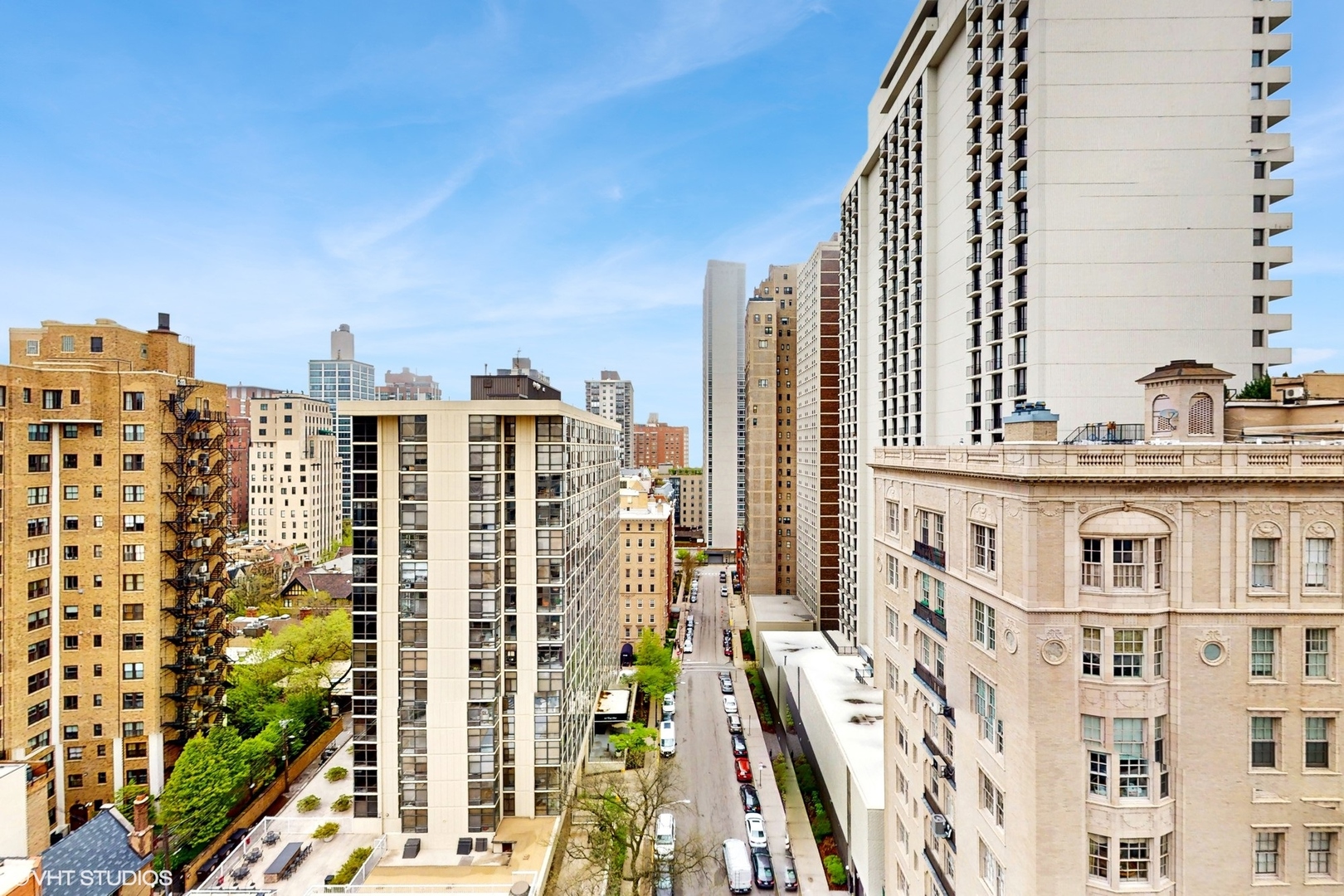 71 East Division Street, Unit 1801 Chicago, IL 60611 - Photo 23 of 31 a view of a city with tall buildings