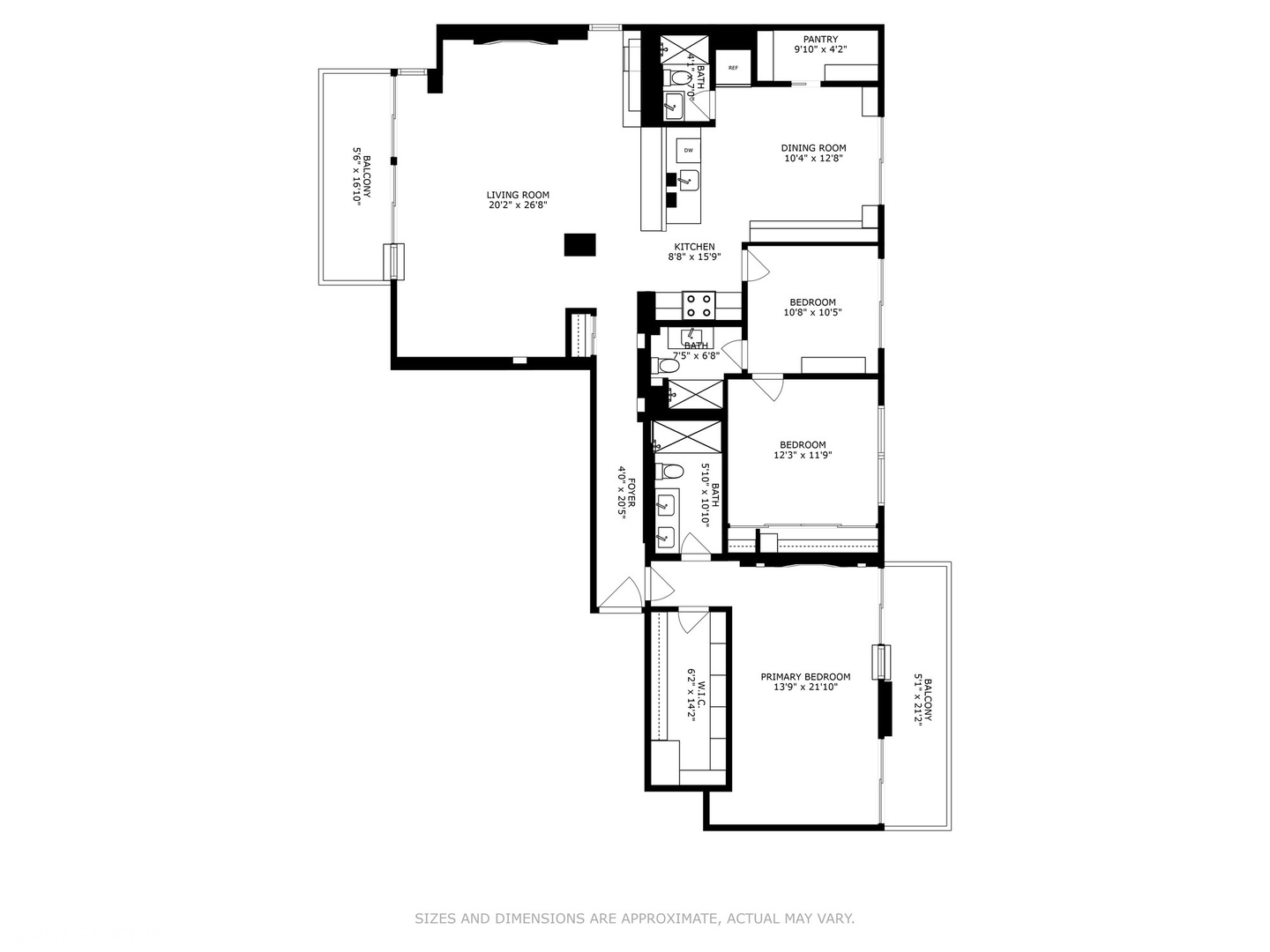 71 East Division Street, Unit 1801 Chicago, IL 60611 - Photo 31 of 31 a picture of a bench in a white wall