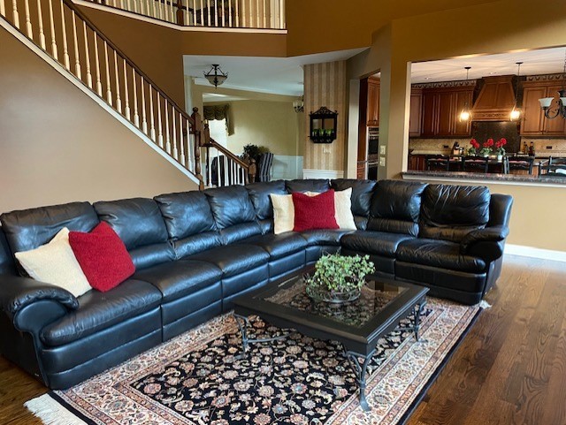 1408 Mink Trail Cary, IL 60013 - Photo 17 of 34 a living room with furniture and a rug