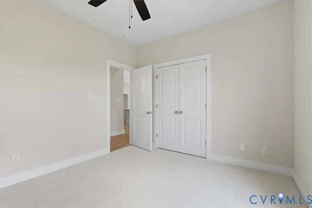 a view of an empty room