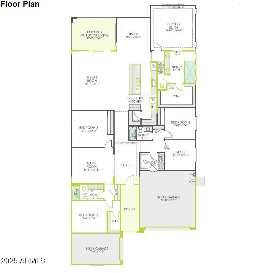 1246 East Penedes Drive Gilbert, AZ 85298 - Photo 34 of 34 Floor Plan