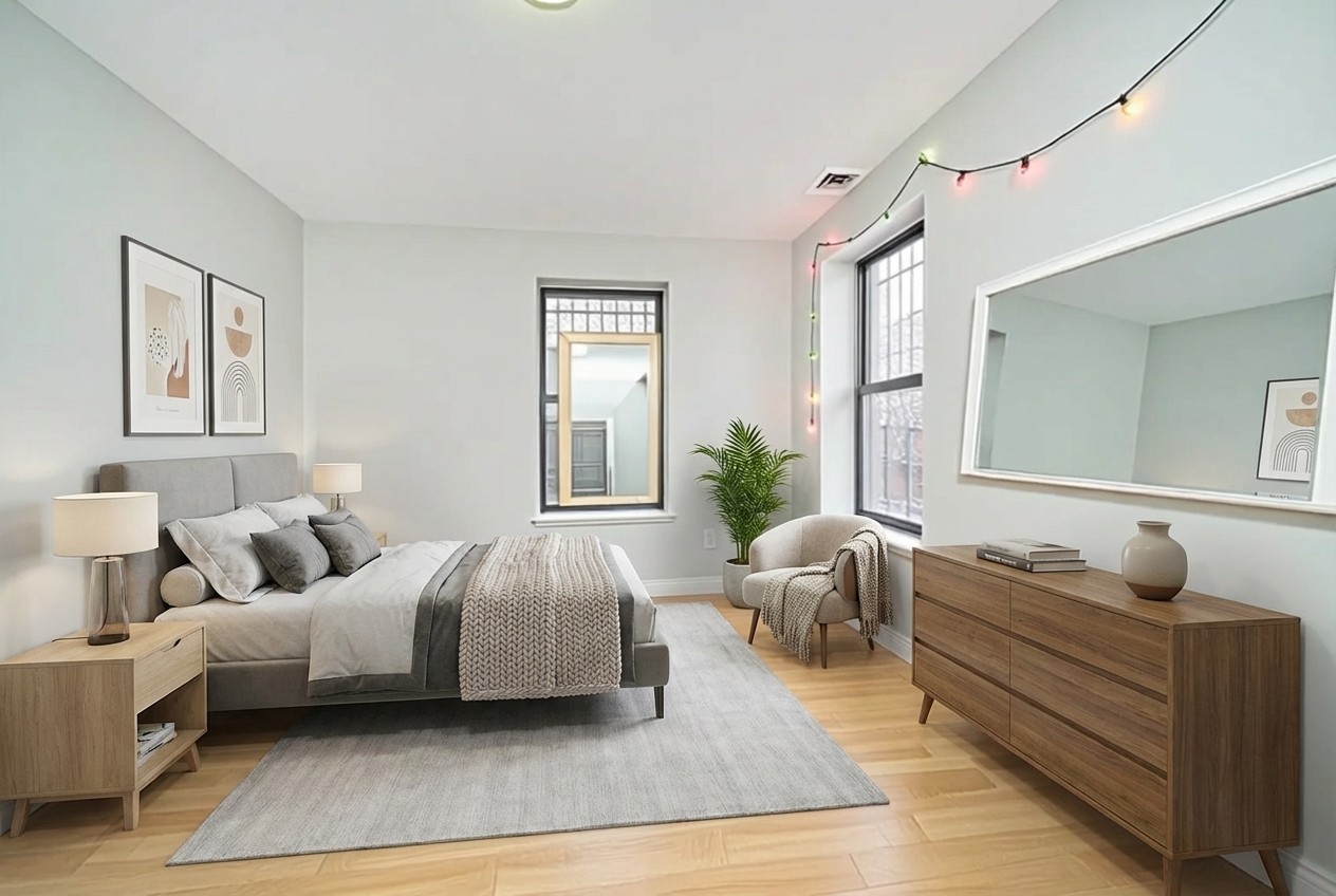 459 Sterling Place, Unit 3 Brooklyn, NY 11238 - Photo 2 of 7 a living room with furniture and a window
