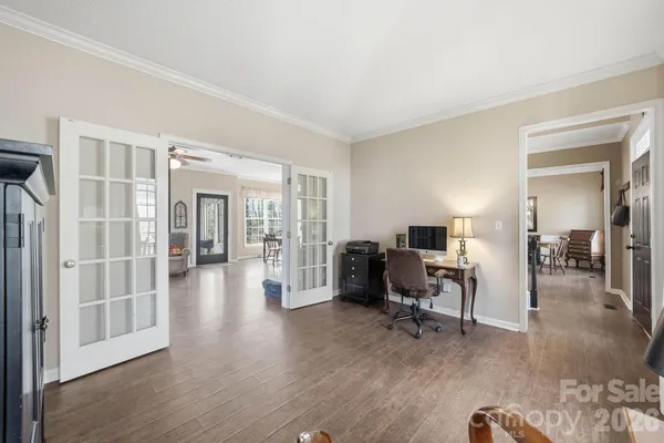 a view of a livingroom with couch and furniture