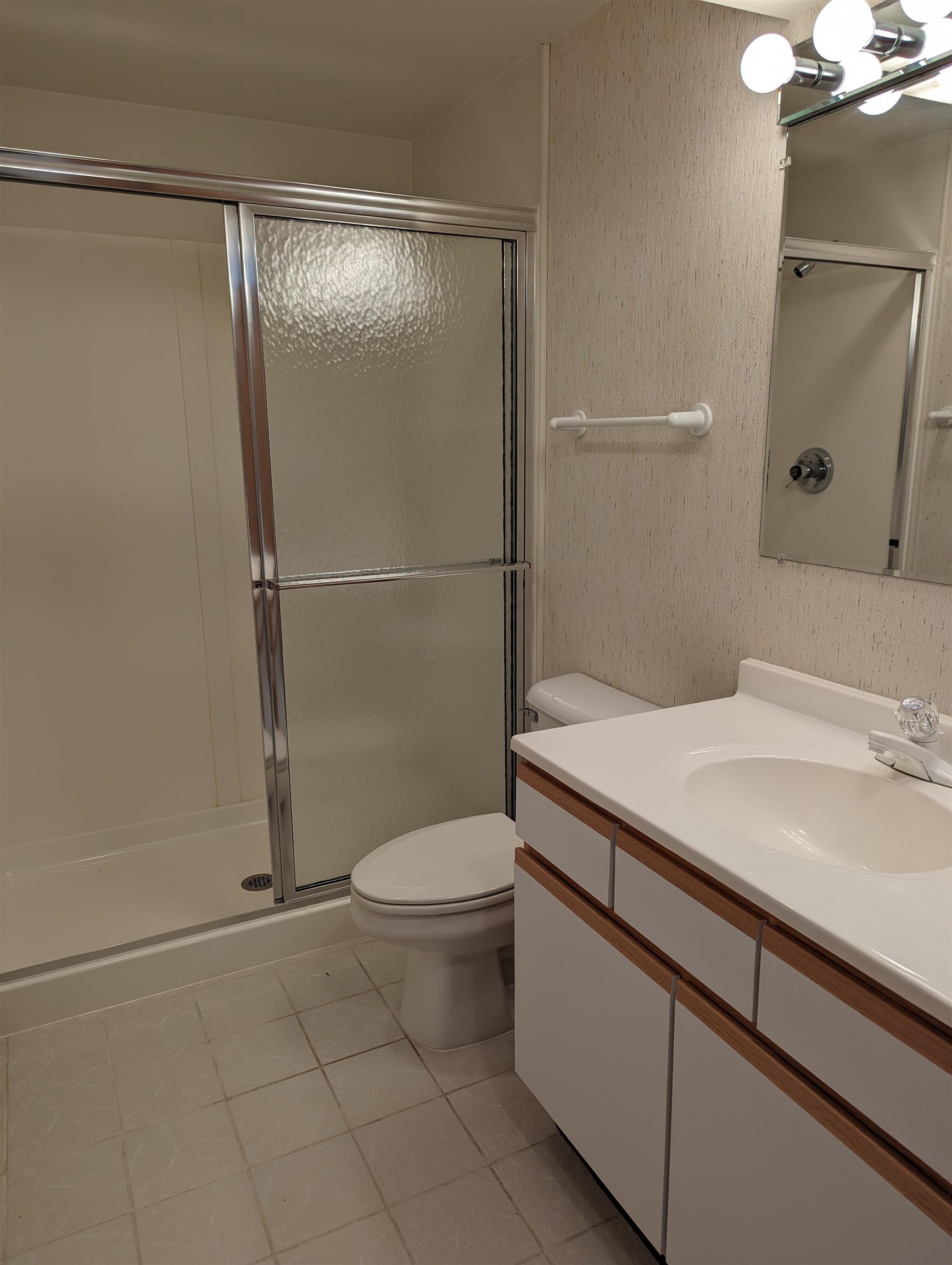 2995 West Forest Road Freeport, IL 61032 - Photo 26 of 42 a bathroom with a granite countertop sink toilet and shower