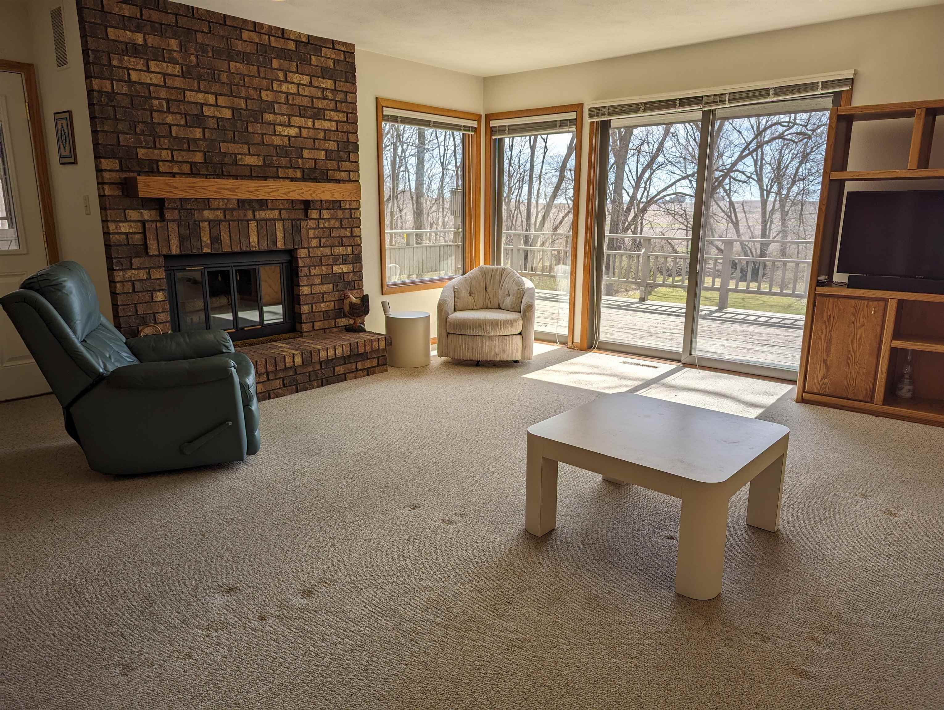 2995 West Forest Road Freeport, IL 61032 - Photo 8 of 42 a living room with furniture and a fireplace