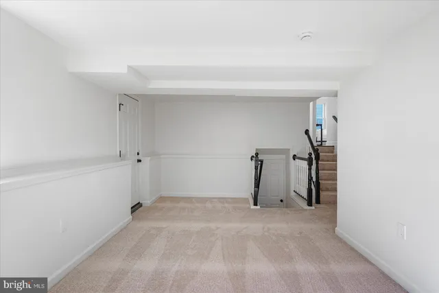 a view of a room with closet