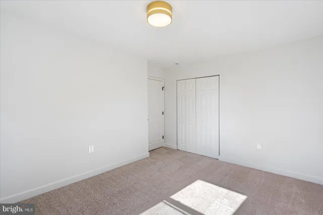 a view of an empty room