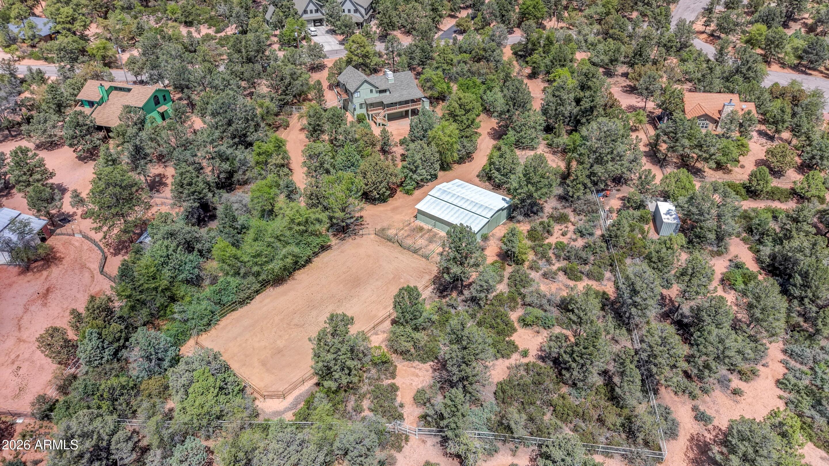 1405 East Graham Rnch Trail Payson, AZ 85541 - Photo 44 of 46 a view of a house with a yard and trees