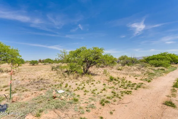 a view of an outdoor space and mountain view