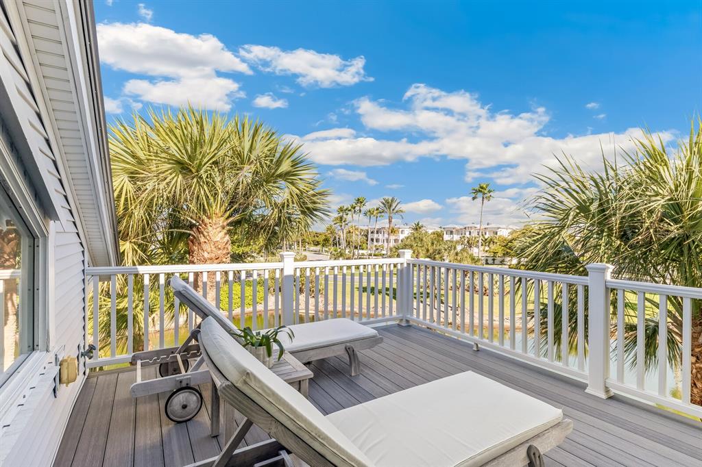 801 South Harbor Drive Boca Grande, FL 33921 - Photo 19 of 43 a view of a balcony with wooden floor