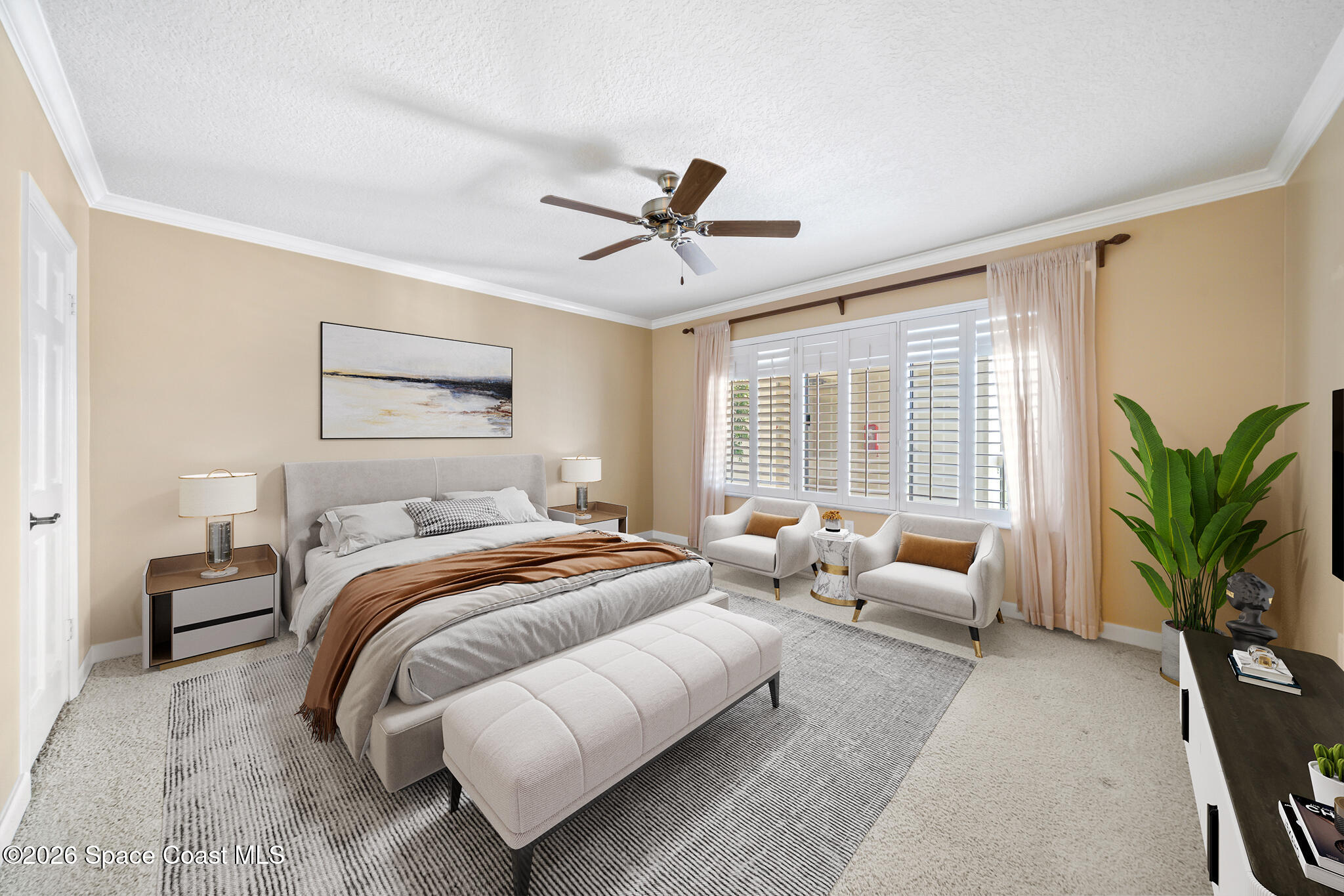 2220 Front Street, Unit 303 Melbourne, FL 32901 - Photo 11 of 42 a bedroom with a bed and furniture