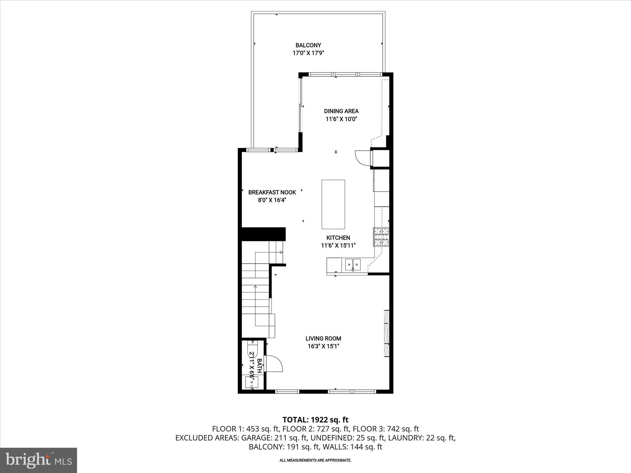 2139 Mardic Drive Forest Hill, MD 21050 - Photo 44 of 45 Main living Level Floor Plan