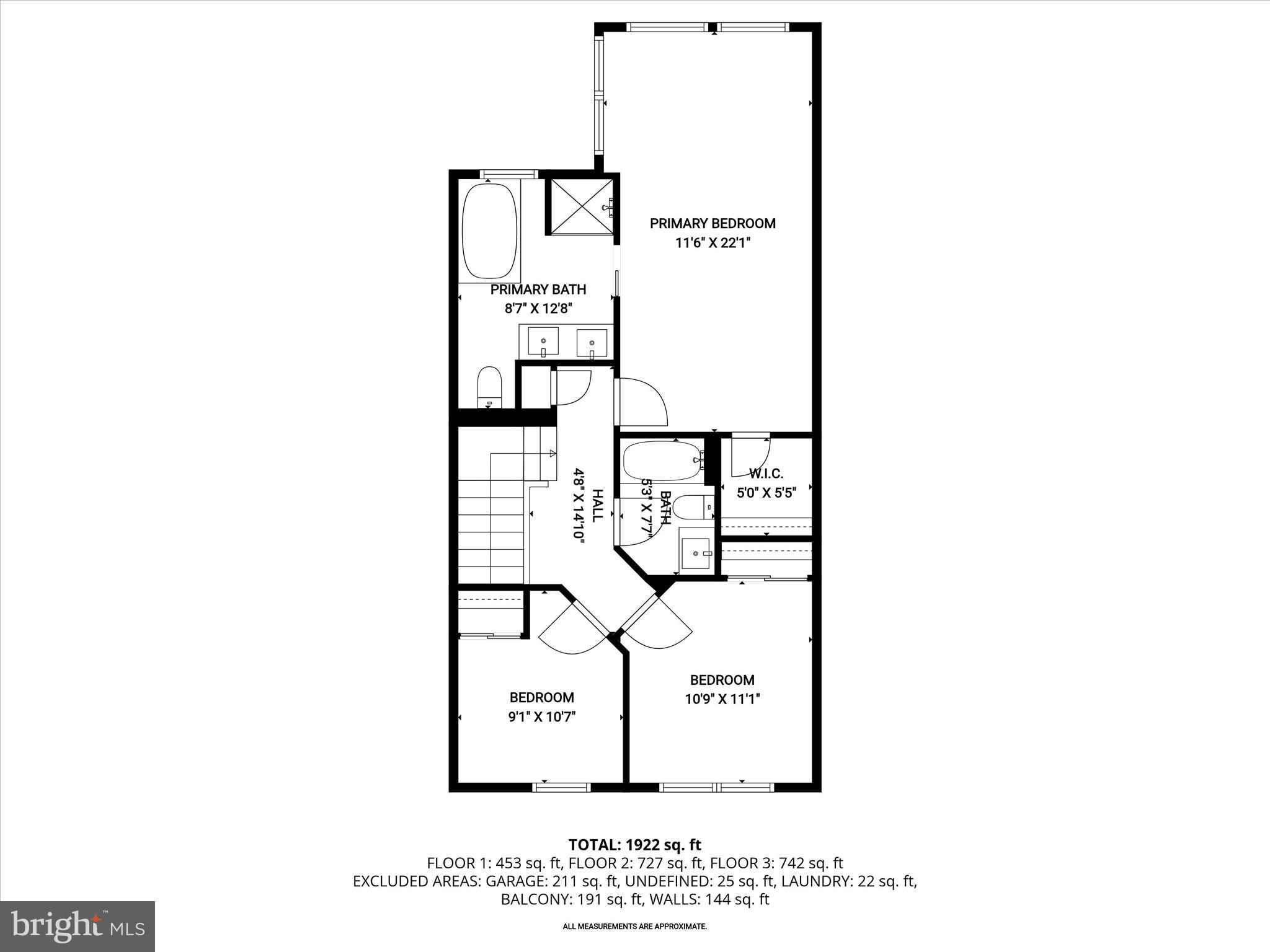 2139 Mardic Drive Forest Hill, MD 21050 - Photo 42 of 45 Upper Level Plan