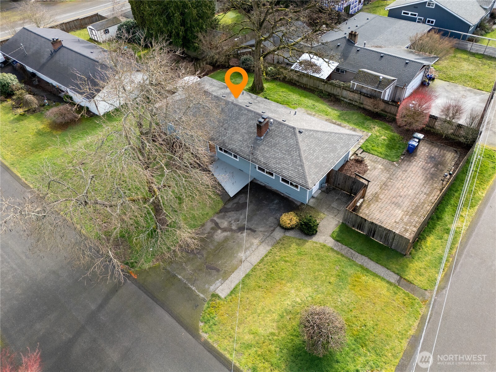 18 232nd Place Southwest Bothell, WA 98021 - Photo 29 of 32 an aerial view of a house with a swimming pool