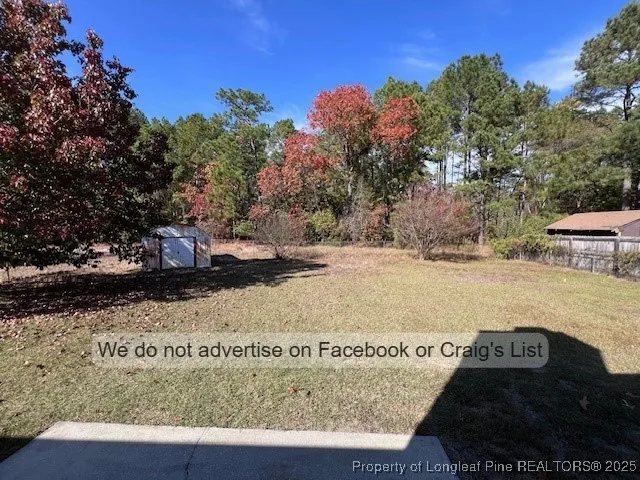 a view of a park with trees