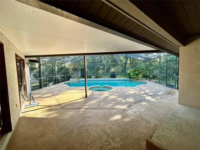 a view of a room with porch and outdoor space