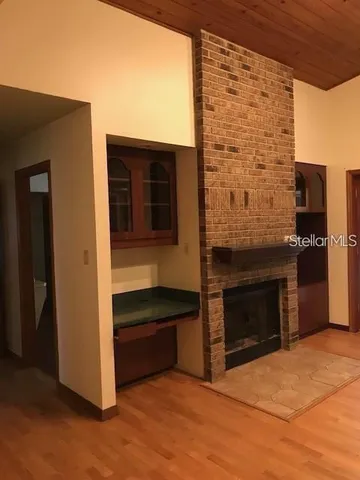 a view of front door of house