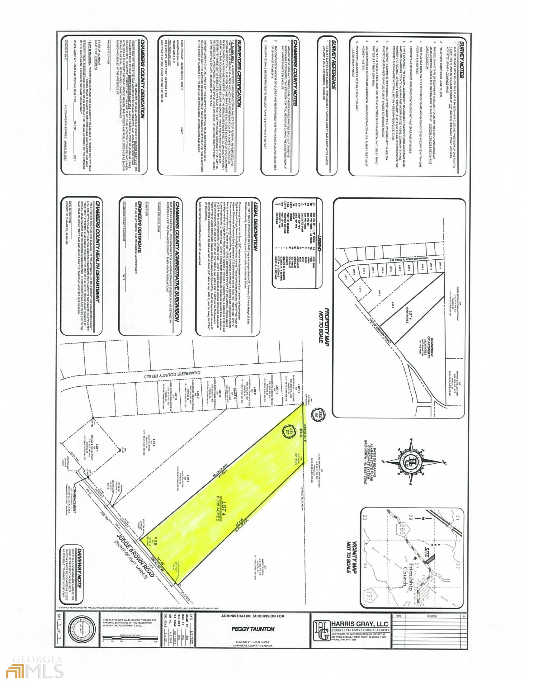 0 Judge Brown Road, Unit LOT #4 Valley, AL 36854 - Photo 1 of 1