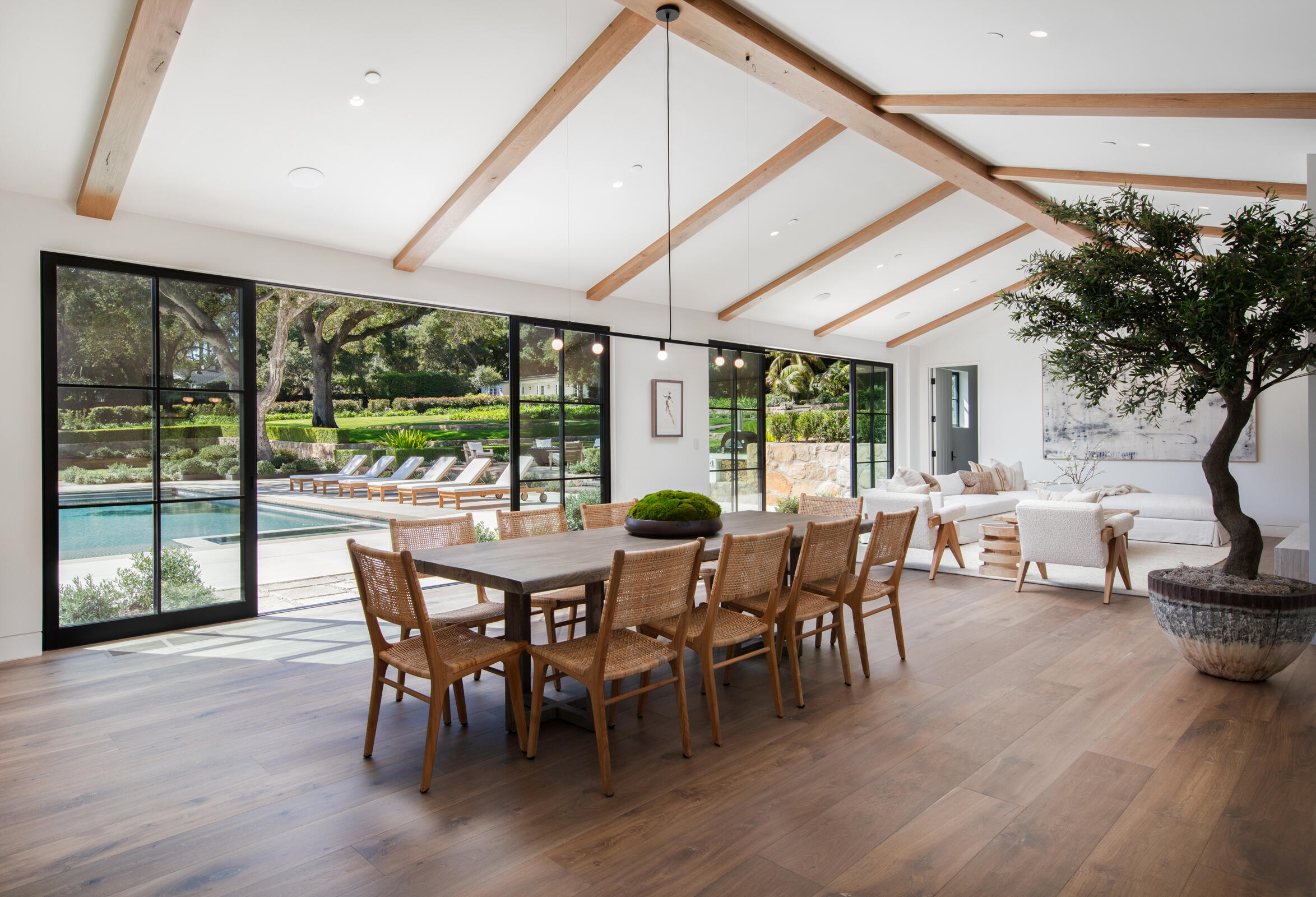595 Picacho Lane Montecito, CA 93108 - Photo 12 of 41 12. Dining_Great Room