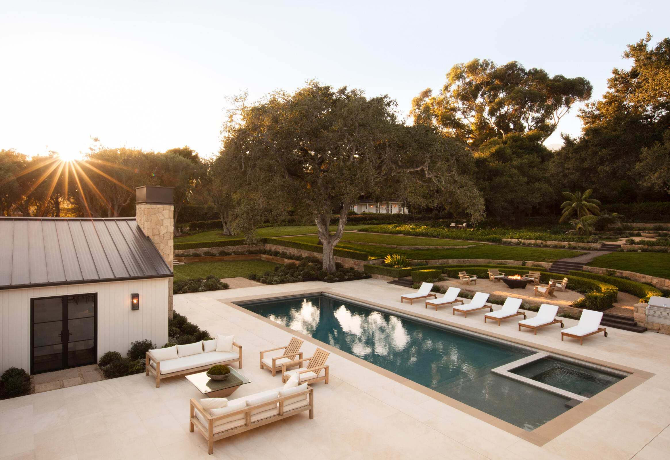 595 Picacho Lane Montecito, CA 93108 - Photo 13 of 41 13. Pool_Expansive Grounds