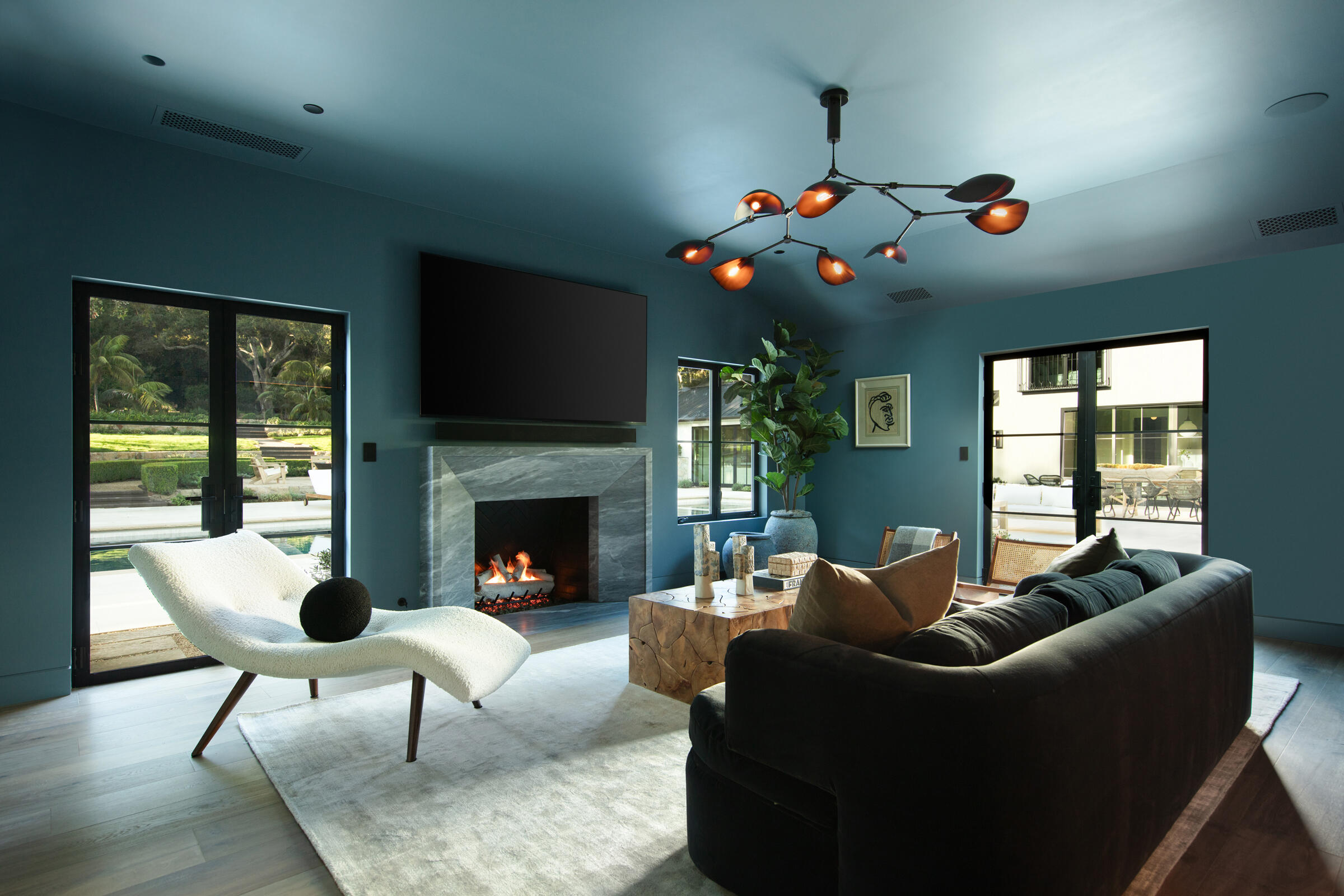 595 Picacho Lane Montecito, CA 93108 - Photo 21 of 41 21. Media room or 5th guest suite