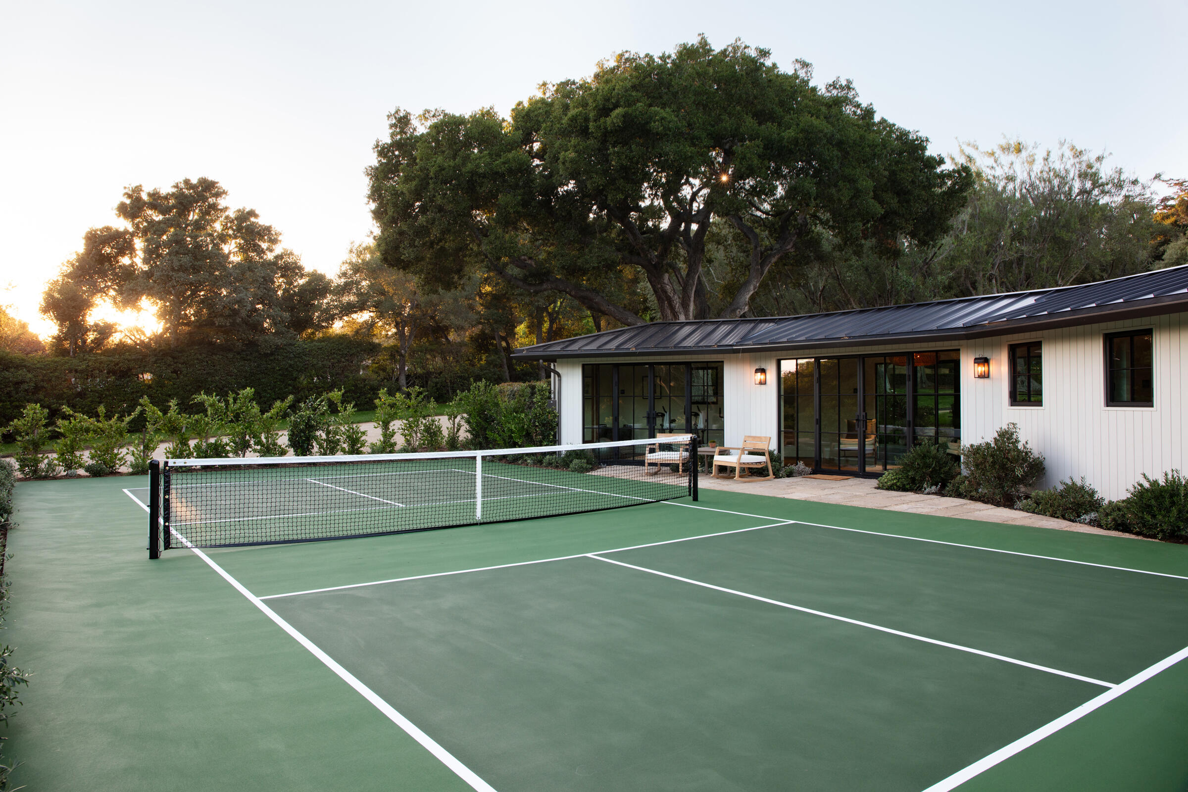 595 Picacho Lane Montecito, CA 93108 - Photo 28 of 41 28. Pickleball court_ExteriorWellness Pa