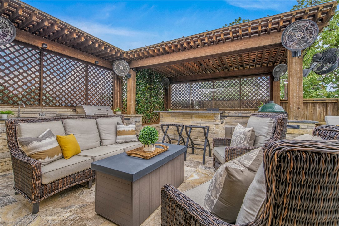 4001 Dunlap Loop College Station, TX 77845 - Photo 33 of 50 a view of a patio with couches table and chairs