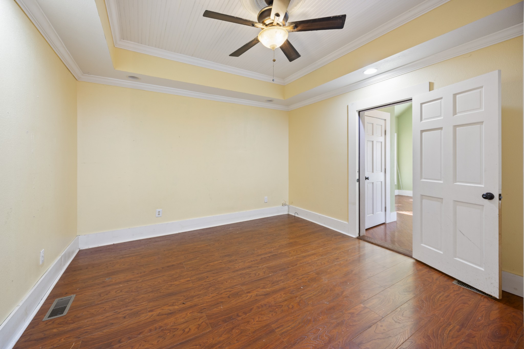 801 South High Street Winchester, TN 37398 - Photo 12 of 49 wooden floor in an empty room