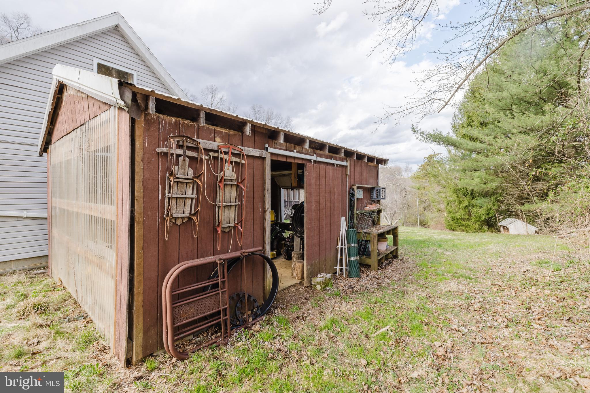 1568 Deer Creek Road New Freedom, PA 17349 - Photo 73 of 90 Outbuild #3 Tractor Shed 12 x 20