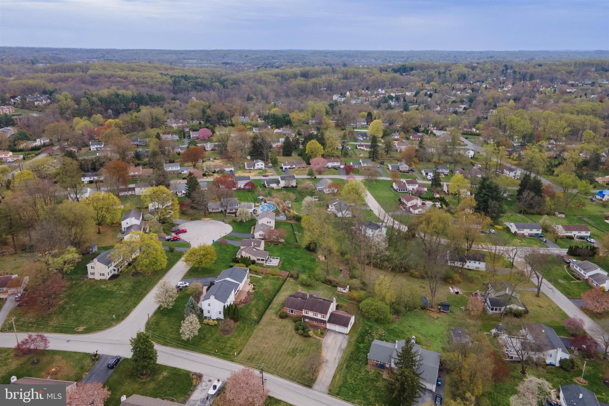 1220 Sylvan Road West Chester, PA 19382 - Photo 14 of 33 an aerial view of residential houses with outdoor space and trees
