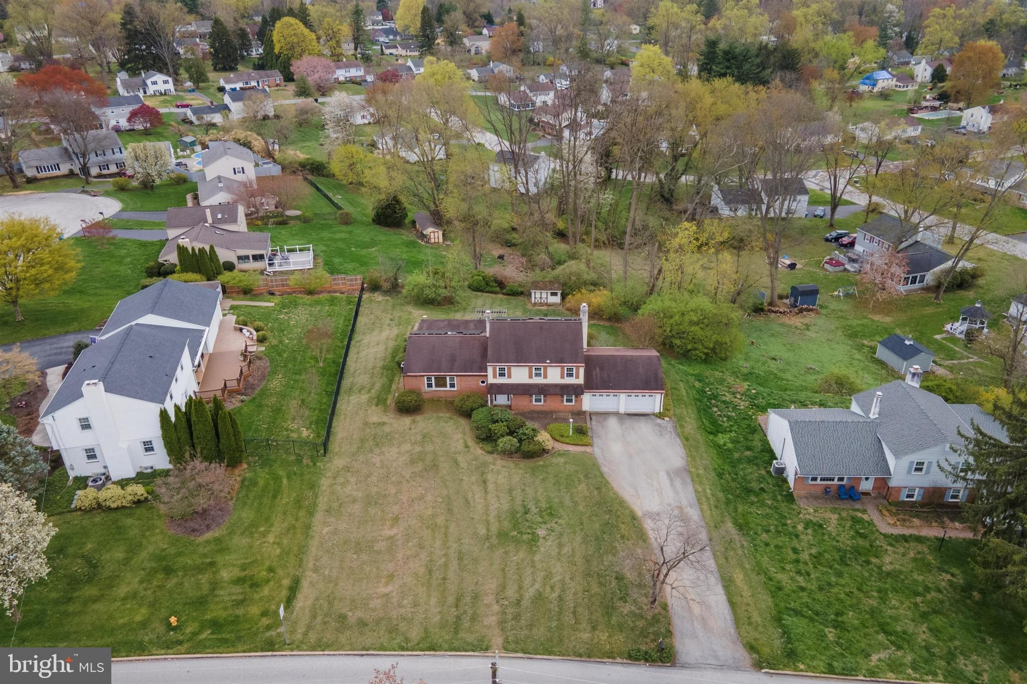 1220 Sylvan Road West Chester, PA 19382 - Photo 3 of 33 an aerial view of a house with yard swimming pool and outdoor seating