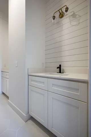 a bathroom with a shower and a toilet