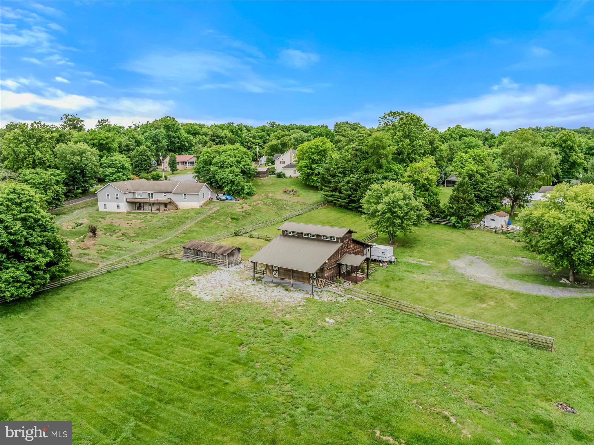 105 Grade Road Falling Waters, WV 25419 - Photo 84 of 96 Aerial Back