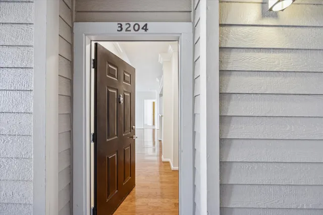 a view of front door