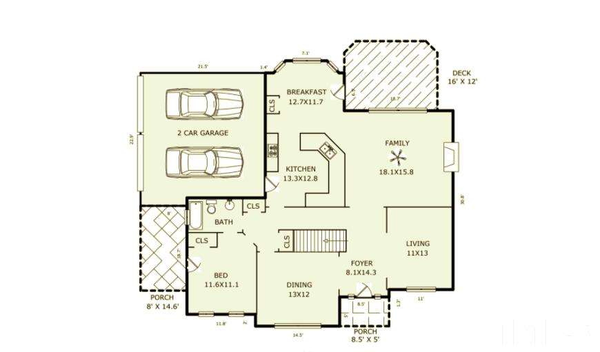 106 Ecklin Lane Cary, NC 27519 - Photo 28 of 29 a picture of a wall with a white wall