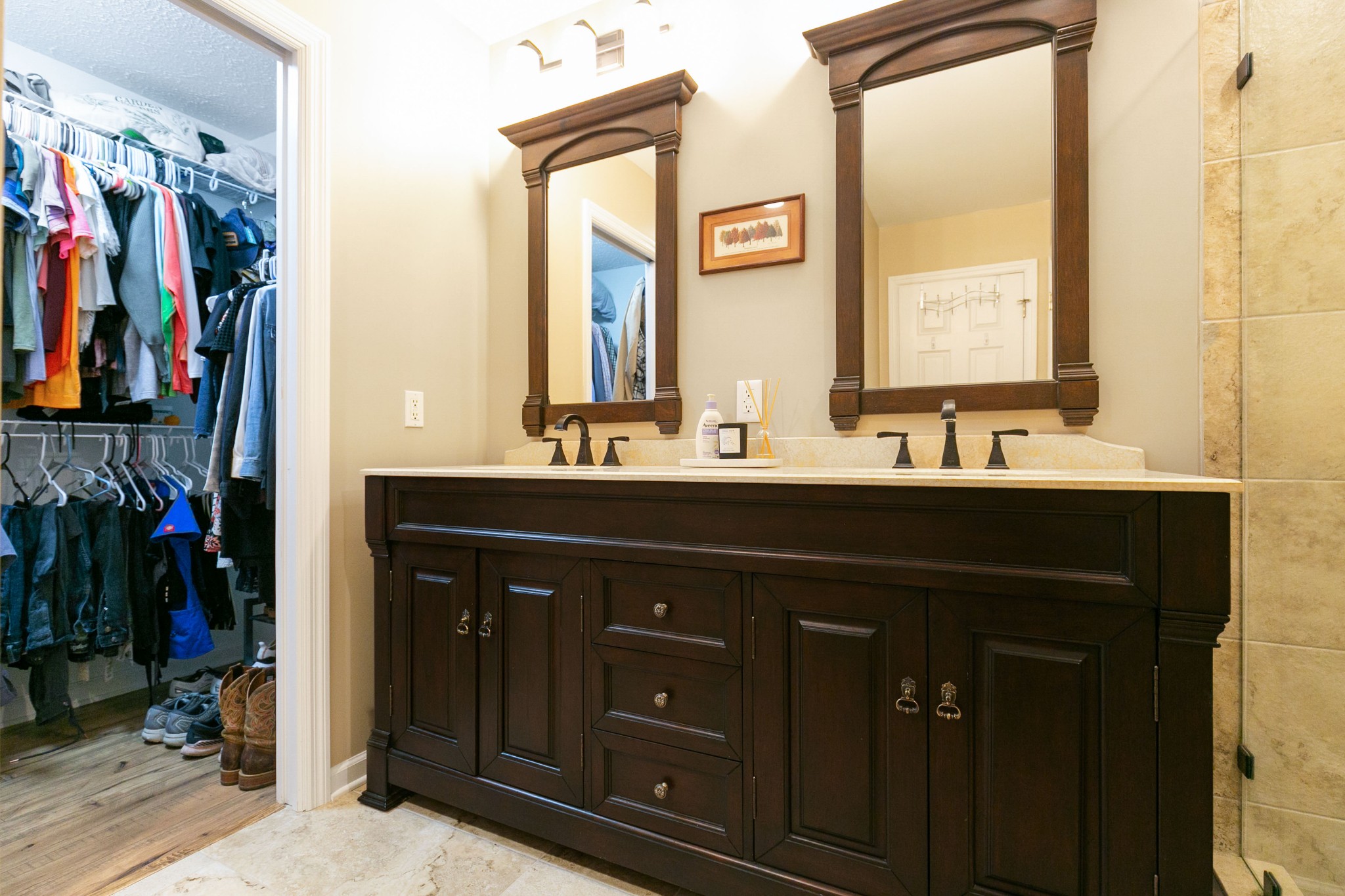 19 B Vantrease Road Brush Creek, TN 38547 - Photo 20 of 41 a bathroom with a sink and a mirror