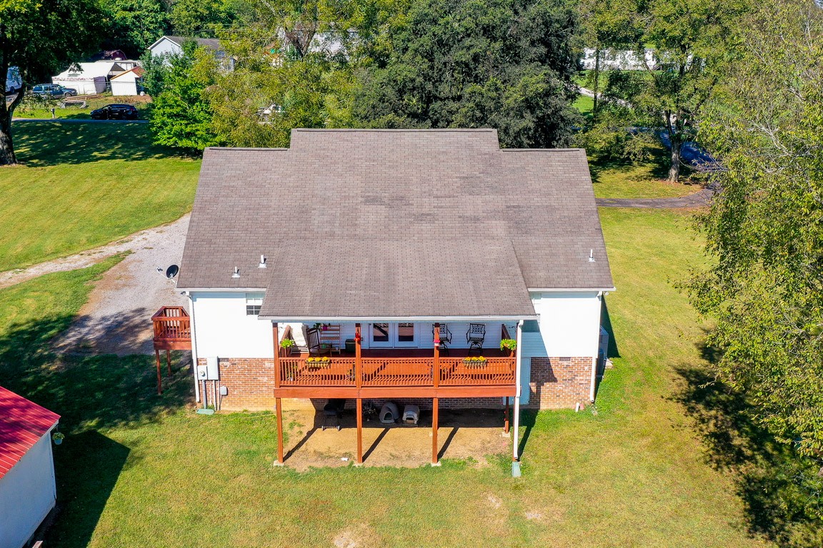19 B Vantrease Road Brush Creek, TN 38547 - Photo 40 of 41 an aerial view of a house with swimming pool patio and outdoor seating