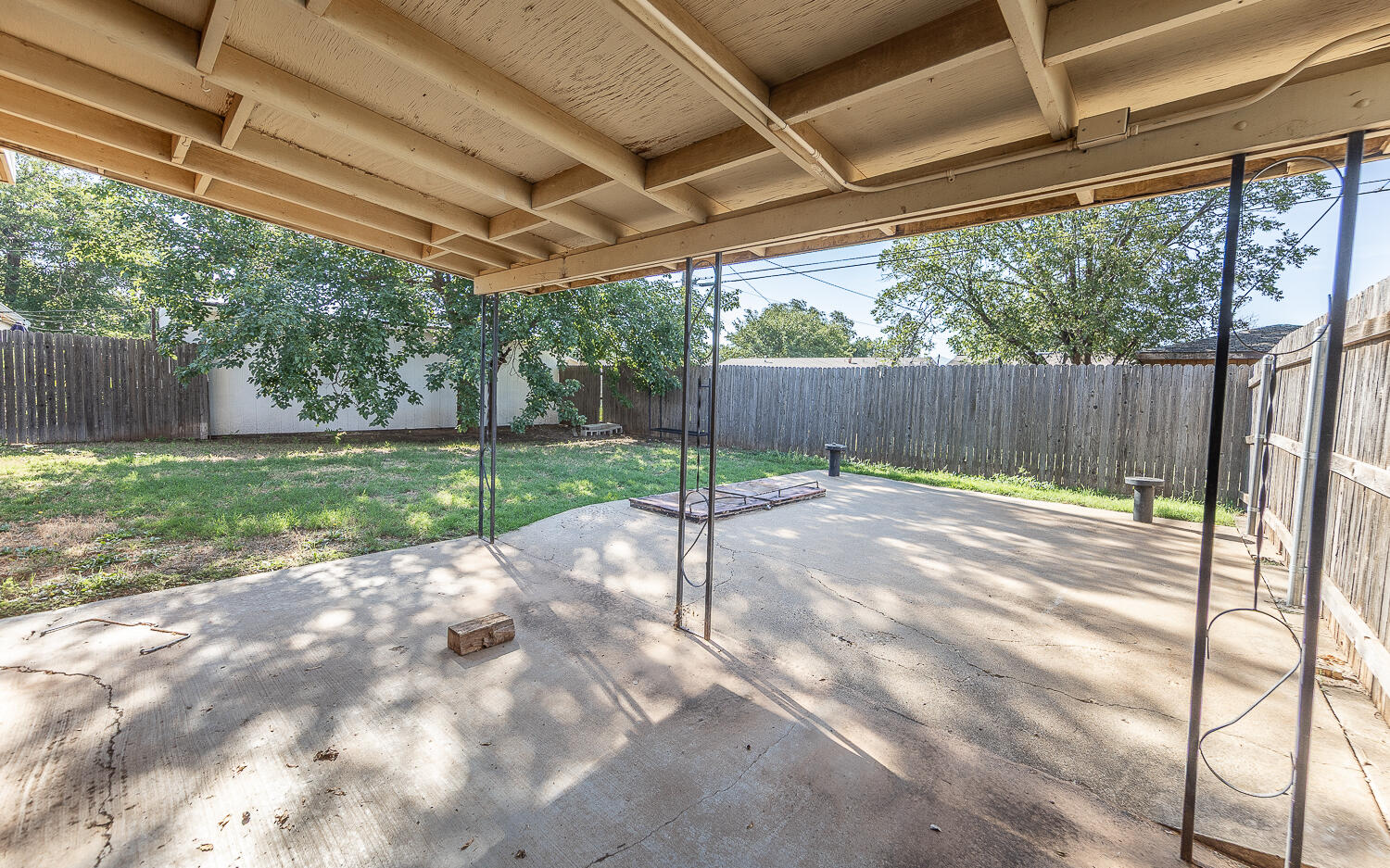 5017 46th Street Lubbock, TX 79414 - Photo 19 of 24 a view of a backyard