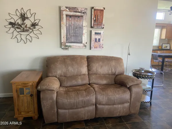 a front view of a house with porch