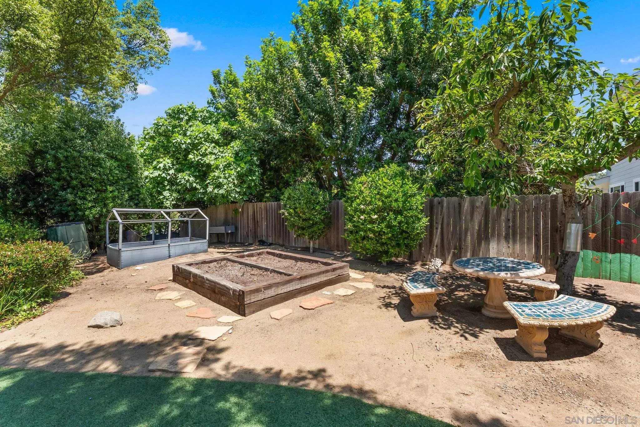 12832 Stone Canyon Road Poway, CA 92064 - Photo 44 of 60 a view of a backyard with sitting area
