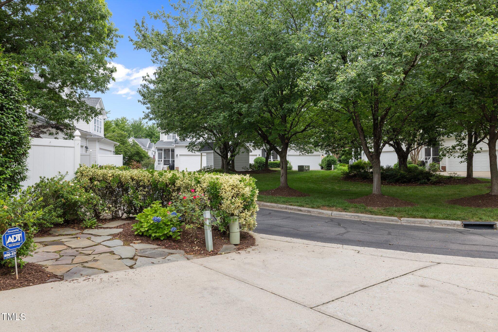 3902 Stags Leap Circle Raleigh, NC 27612 - Photo 41 of 53 a view of backyard with seating and green space