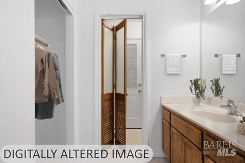 2654 Edison Street Graton, CA 95444 - Photo 18 of 63 a bathroom with a sink and a mirror