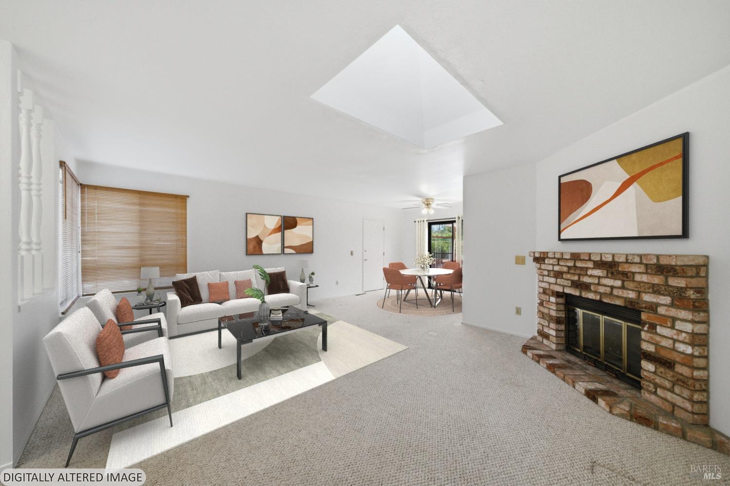 2654 Edison Street Graton, CA 95444 - Photo 8 of 63 a living room with furniture a fireplace and a flat screen tv