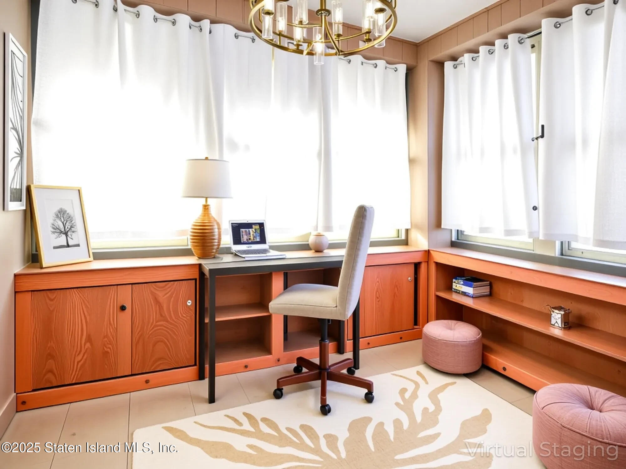 151 Clinton B Fiske Avenue Staten Island, NY 10314 - Photo 8 of 33 a view of a workspace with furniture and a window