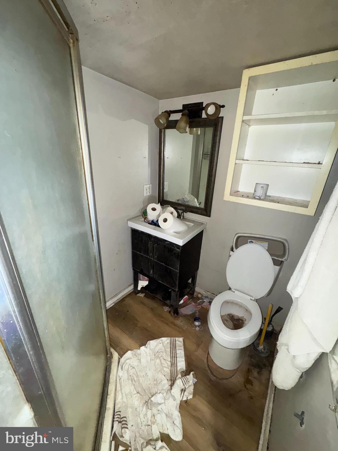 491 Broad Street Houston, DE 19954 - Photo 18 of 22 a bathroom with a sink toilet and mirror