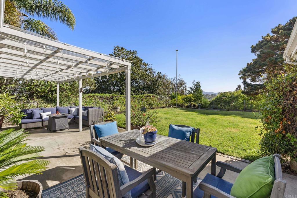 147 Witham Road Encinitas, CA 92024 - Photo 33 of 47 a view of a patio with swimming pool